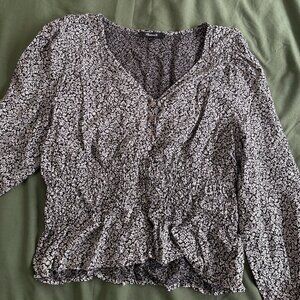 Madewell Floral Blouse